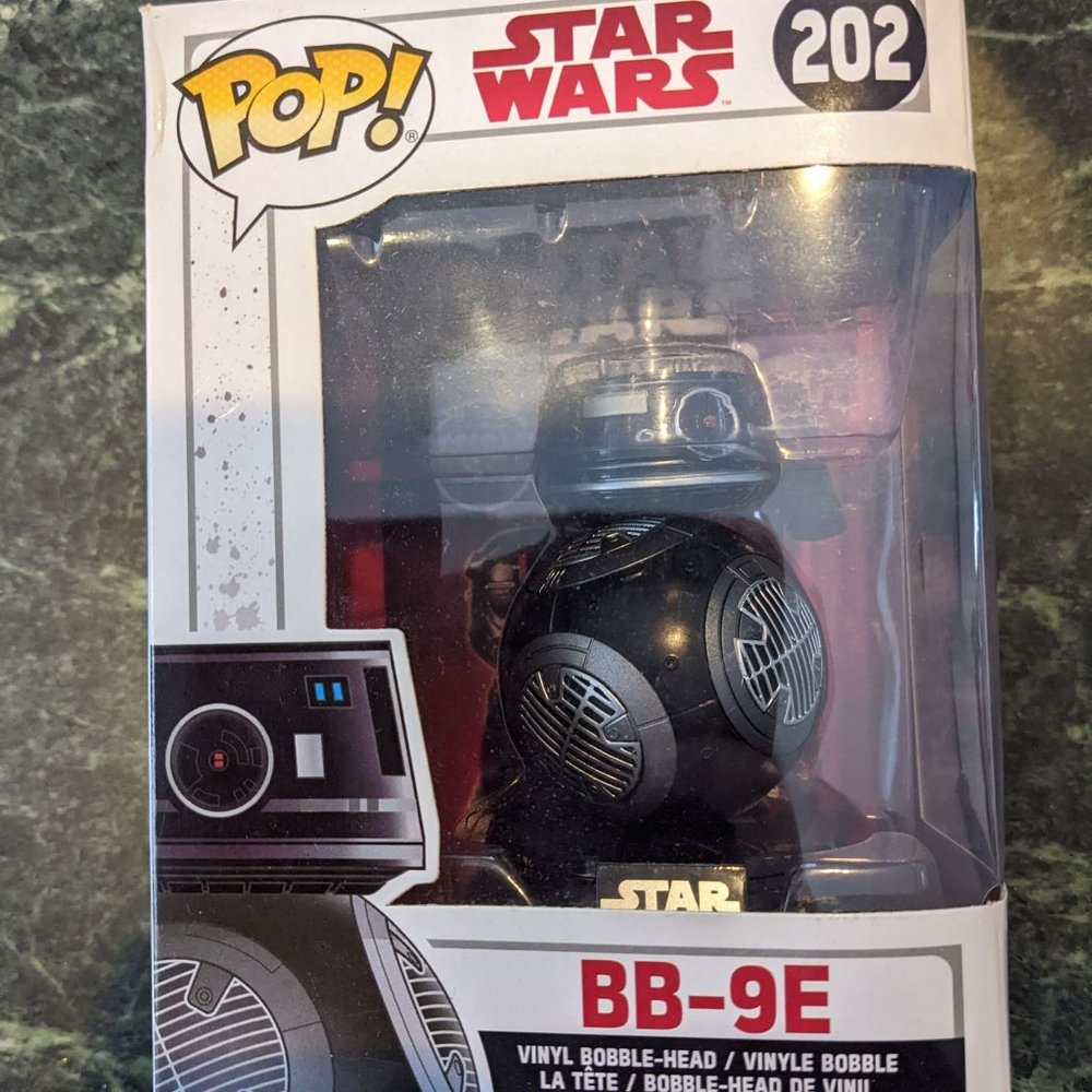 Star Wars Funko Pop! Vinyl BB-9E  Bobble Head 202 - EUC